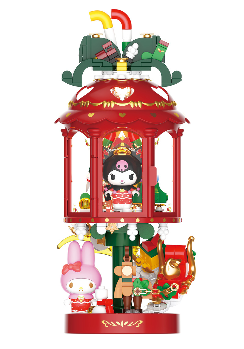 TC2351 三麗鷗家族光影如夢系列-冬夜鈴鹿積木（酷洛米+美樂蒂款）