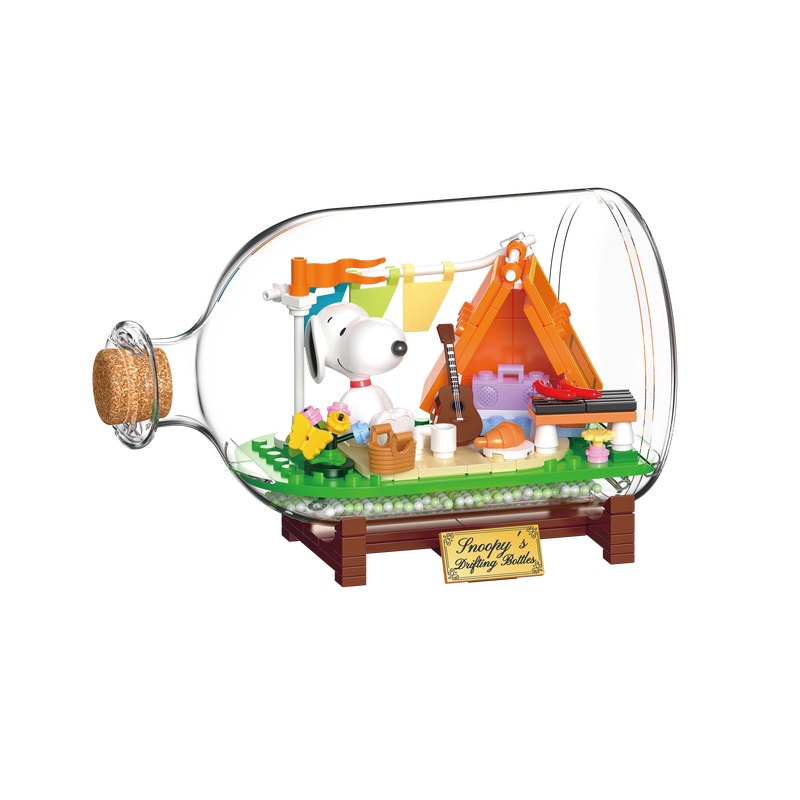 EK012 史努比漂流瓶系列露營時(shí)光